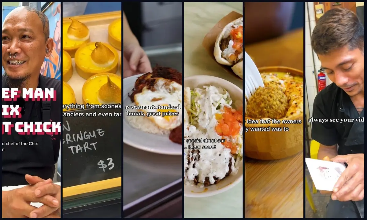 Chefs and dishes from Singapore restaurants