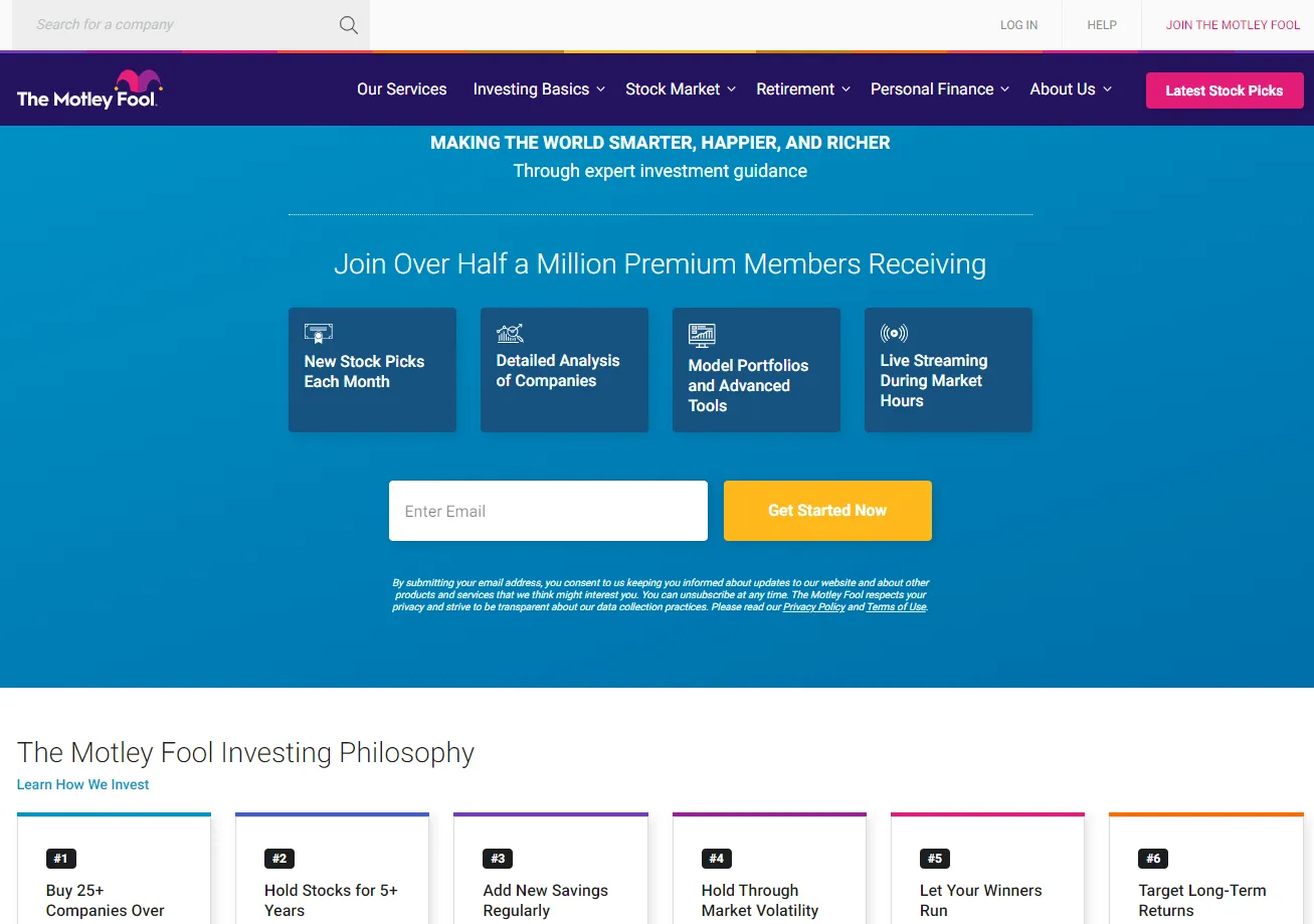 Screenshot: The Motley Fool