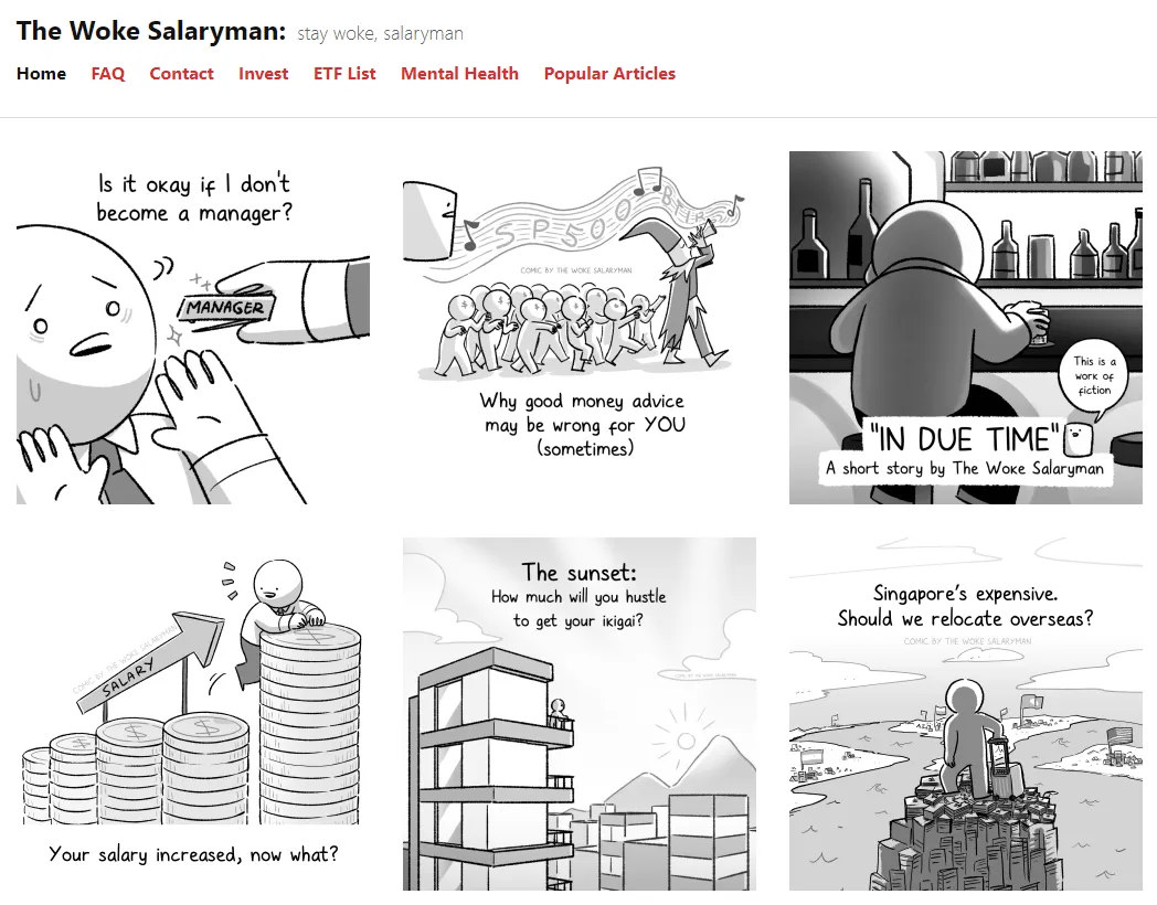 Screenshot: The Woke Salaryman